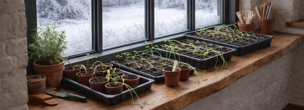 Slungelige peperplantjes