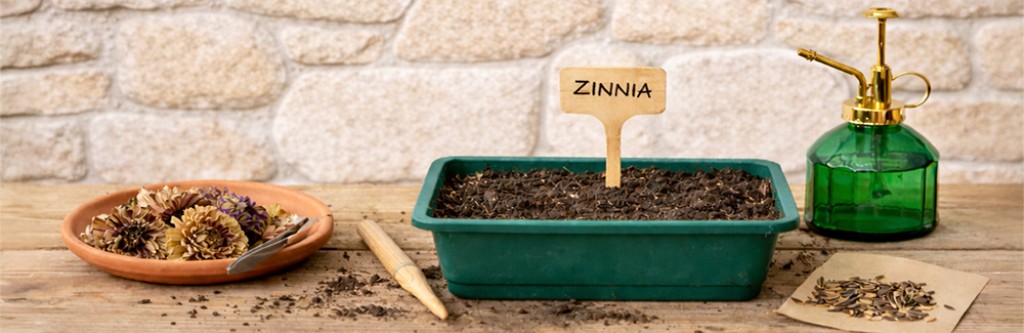 Zinnia's zaaien